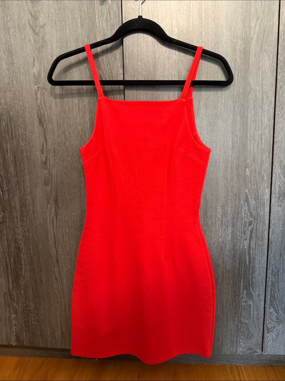 by the way. Bright Red Mini Dress